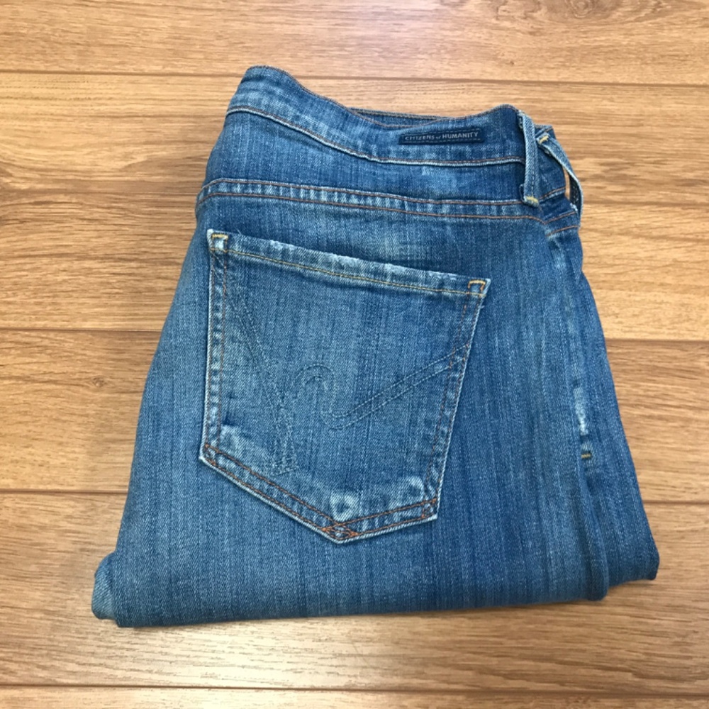 Citizens of Humanity “Ava” low-rise straight leg jeans (size 30) - Picture 12 of 12